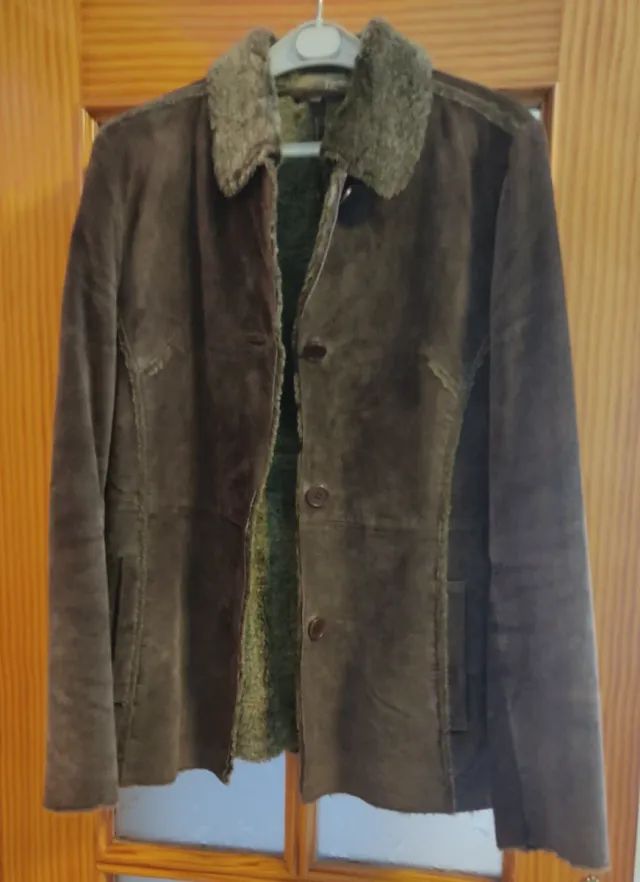 Chaqueta de piel Pekari mujer marrón