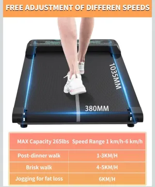 Cinta de correr CITYSPORTS con mando inalámbrico