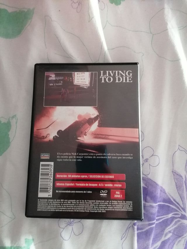 DVD Living to Die (Acción/Crimen)
