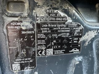 Carretilla Elevadora Linde E20PL con 4.000 Horas