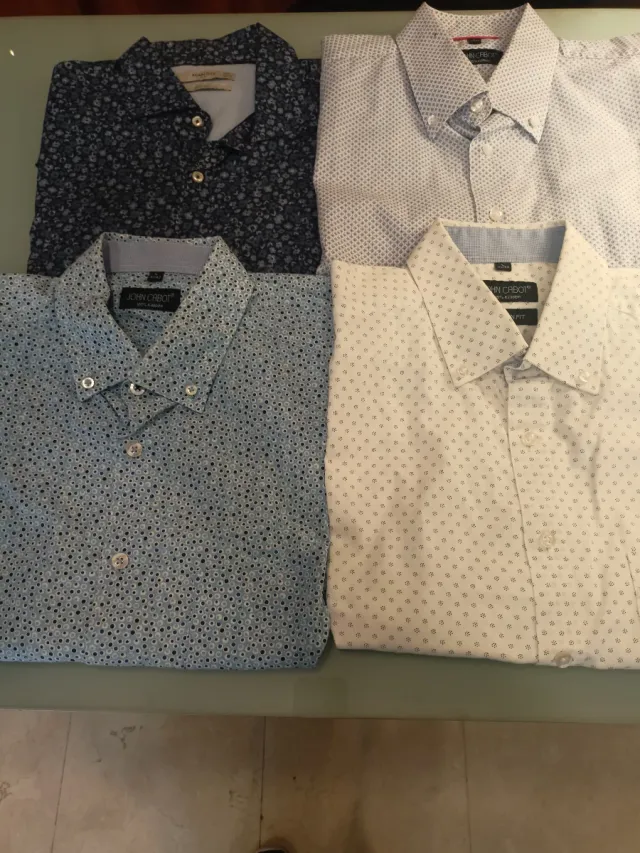 Pack 4 Camisas Estampadas Talla L