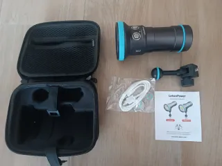 Foco buceo video LetonPower Shark CX