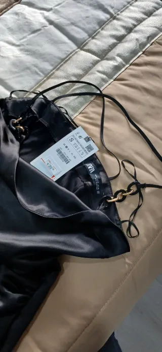 Vestido Zara Negro Talla S