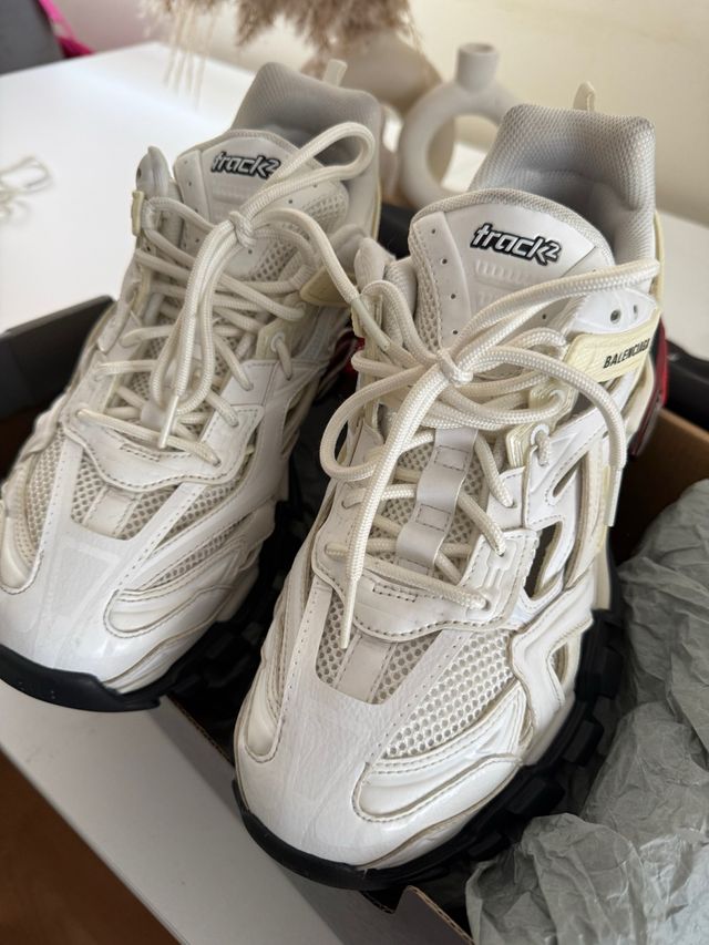 Balenciaga Track 2 Zapatillas Beige/Blanco