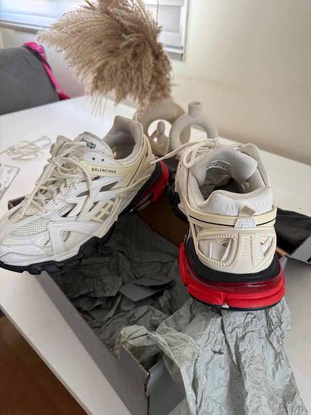 Balenciaga Track 2 Zapatillas Beige/Blanco