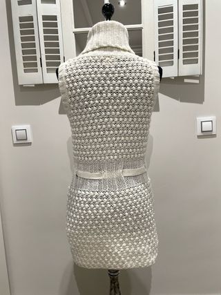 Chaleco punto ONLY crudo talla M