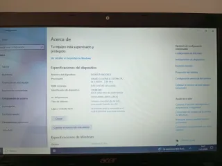Portátil Acer Intel i3 8GB RAM