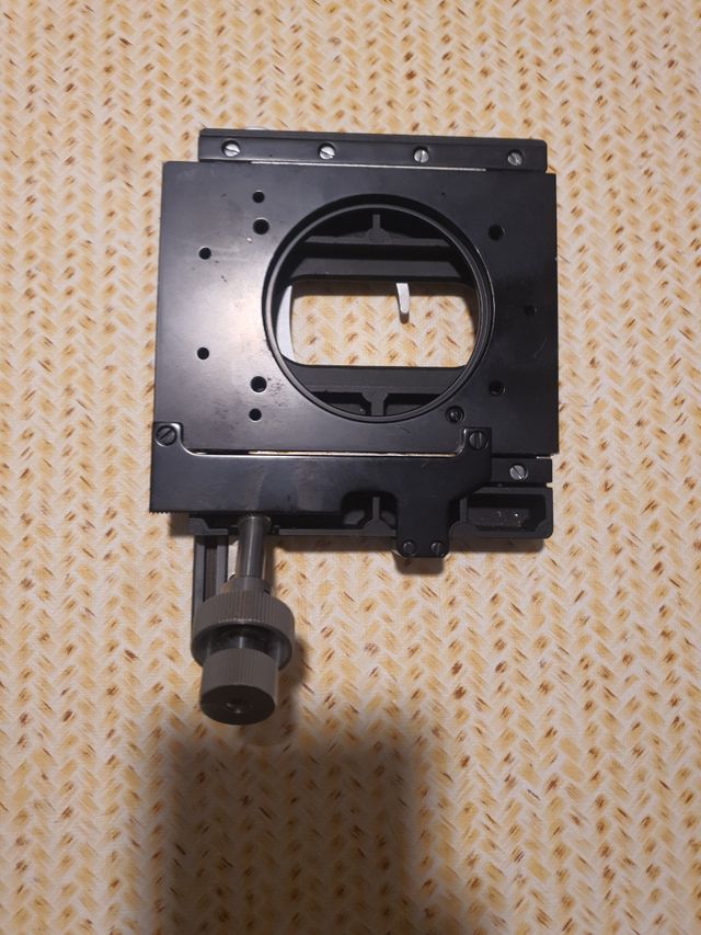 Platina para microscopio