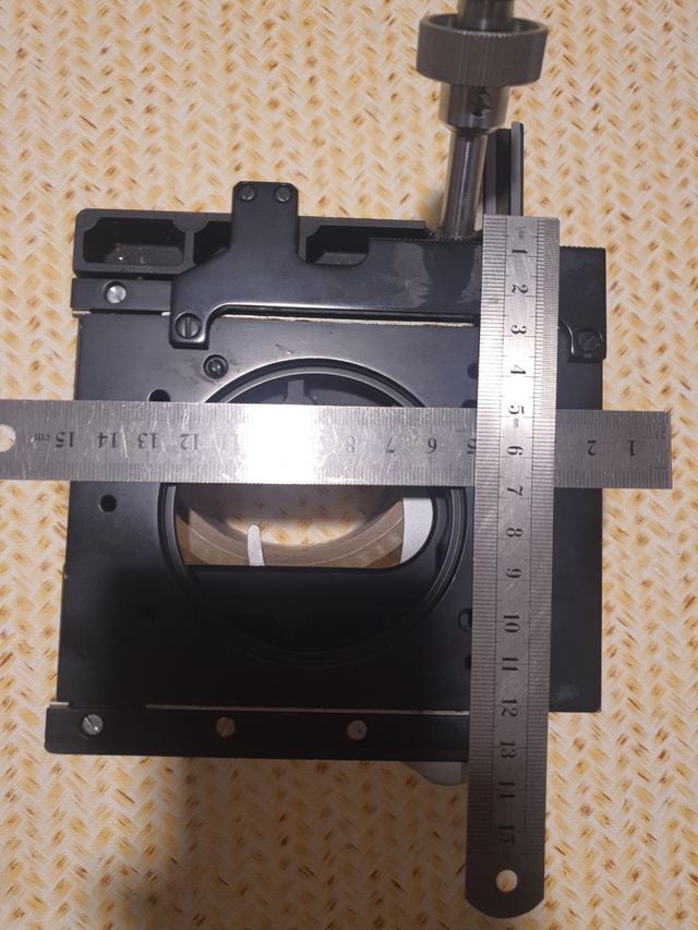 Platina para microscopio