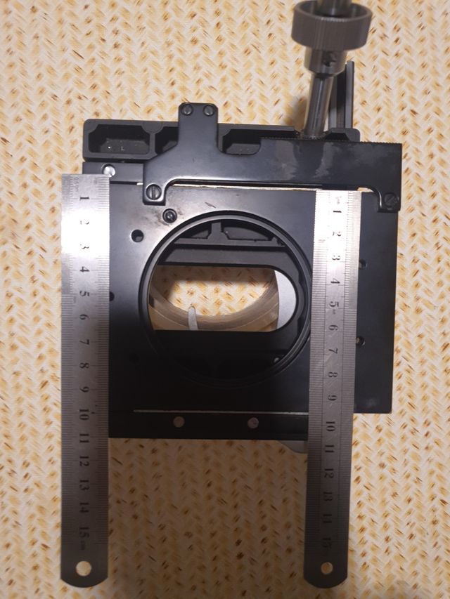 Platina para microscopio