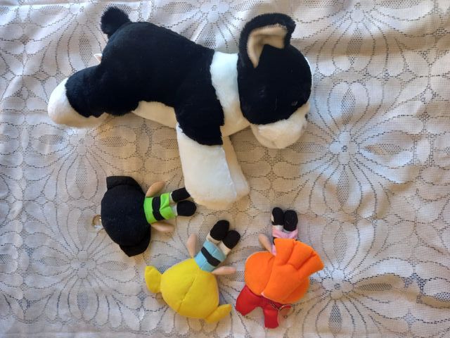 Peluche Powerpuff Girls y perro