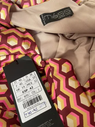 Vestido Matilde Cano Talla 42 Nuevo