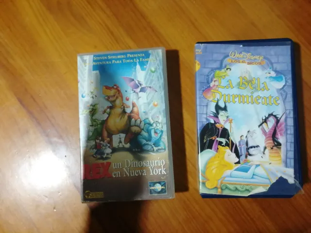Películas VHS:Rex y La bella durmiente