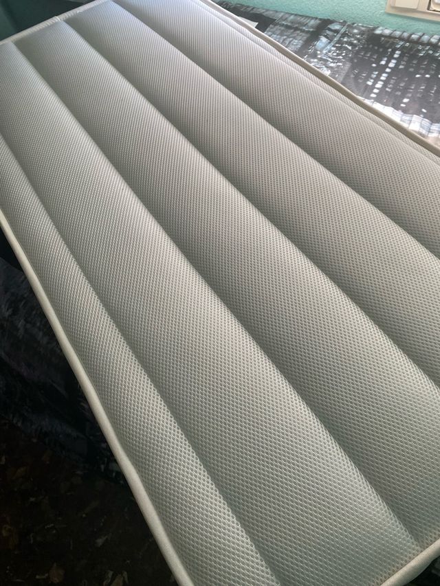 Colchón cuna aloe y viscolástica 60x120x12