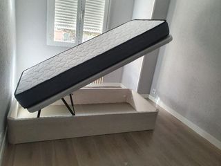 canape abatible reforzado, somiereres y colchones