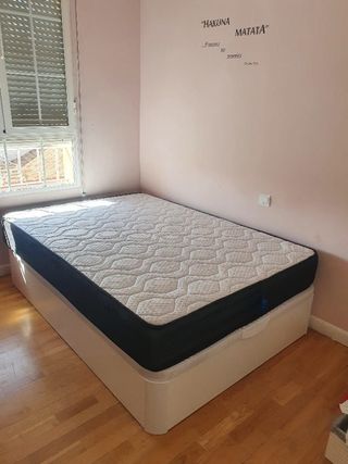 canape abatible reforzado, somiereres y colchones