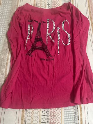 Falda vaquera y camiseta Paris Talla M