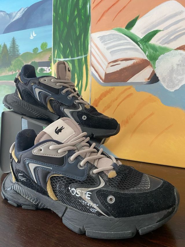 Zapatillas Lacoste Negras y Grises