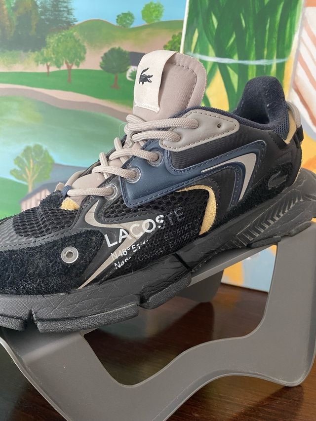 Zapatillas Lacoste Negras y Grises