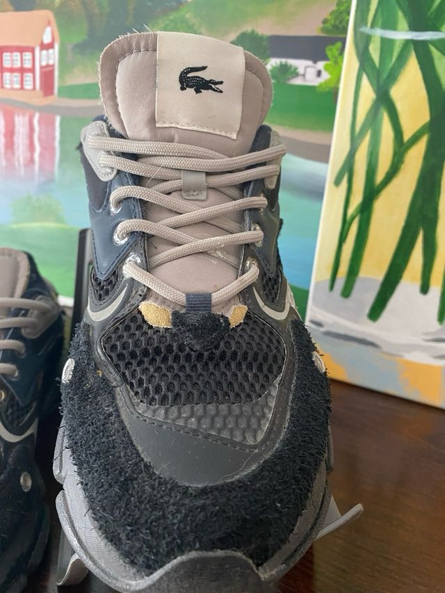 Zapatillas Lacoste Negras y Grises