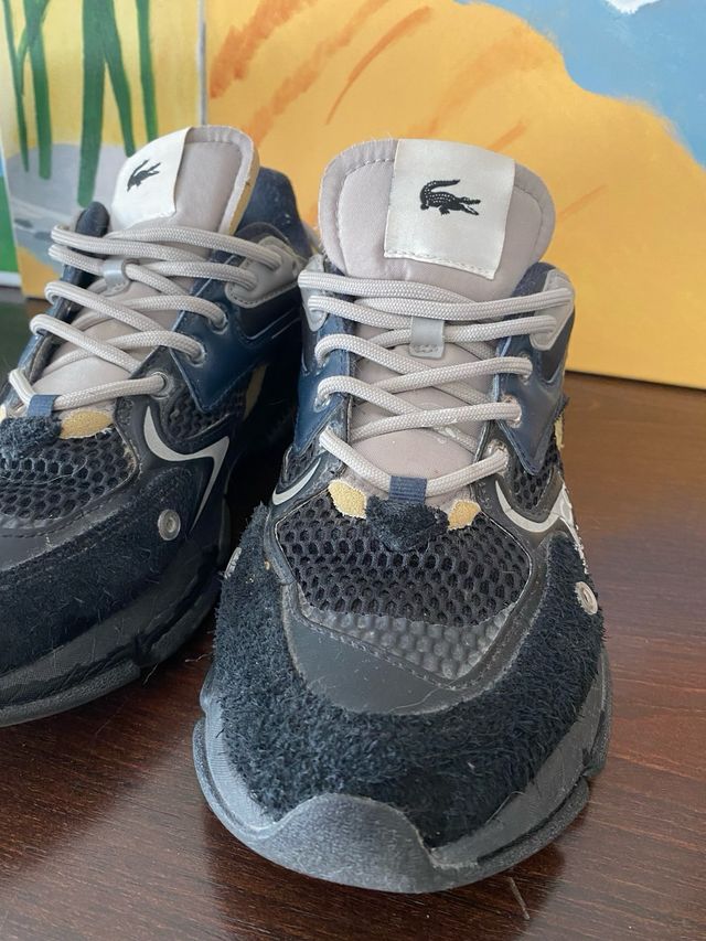 Zapatillas Lacoste Negras y Grises