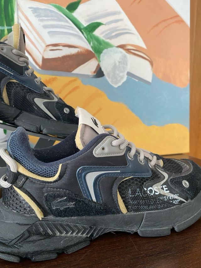 Zapatillas Lacoste Negras y Grises