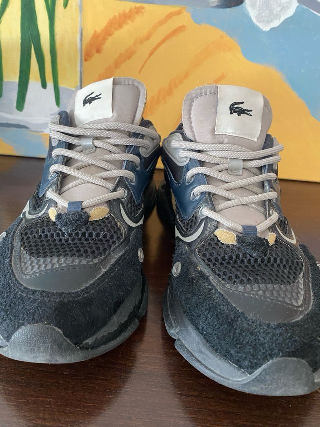 Zapatillas Lacoste Negras y Grises