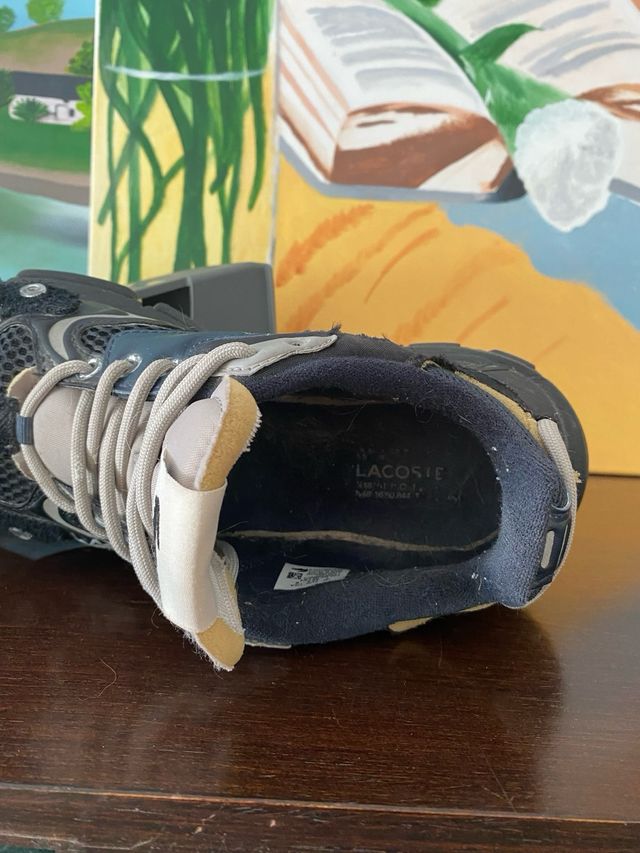 Zapatillas Lacoste Negras y Grises