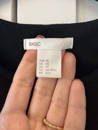 Vestito nero H&M taglia XS