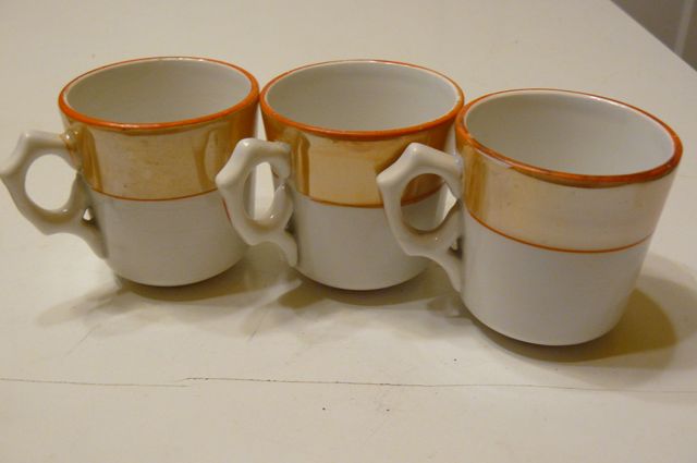 Juego de 12 tazas de café antiguas