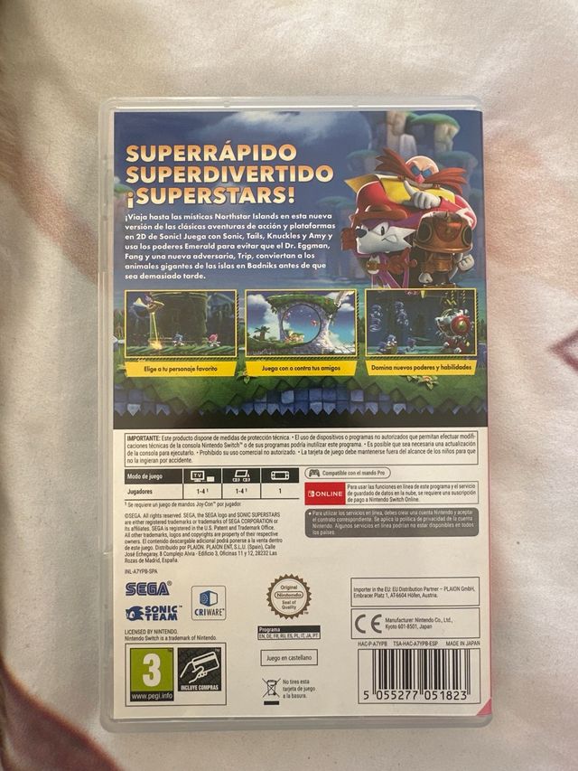 Gioco Nintendo Switch Sonic Superstars