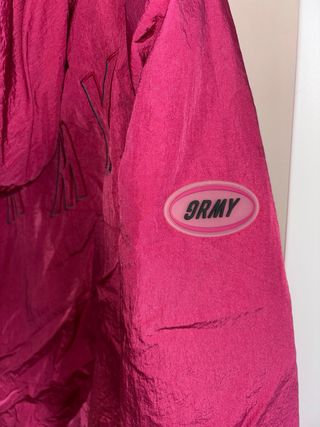 Abrigo Grimey Rosa con Capucha reversible