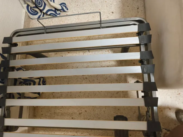 Cama articulada madera y metal