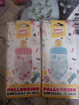 Palloncini Baby Shower It's a Girl e It's a Boy