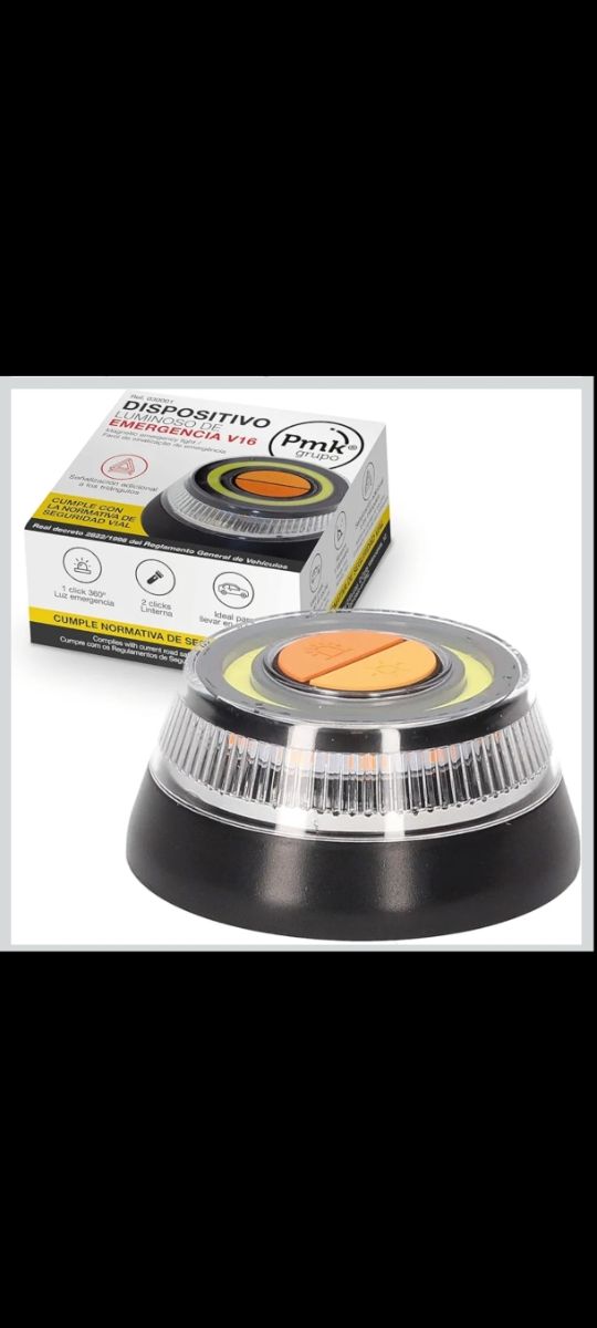 Luz V16 DGT Homologada sin geolocalizacion.