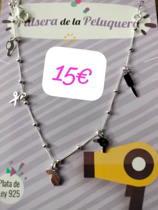 Pulsera Peluquera Plata 925
