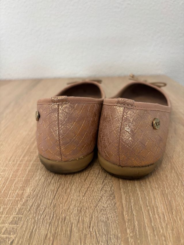 Manoletinas Xti Taglia 38 Dorate Rosa