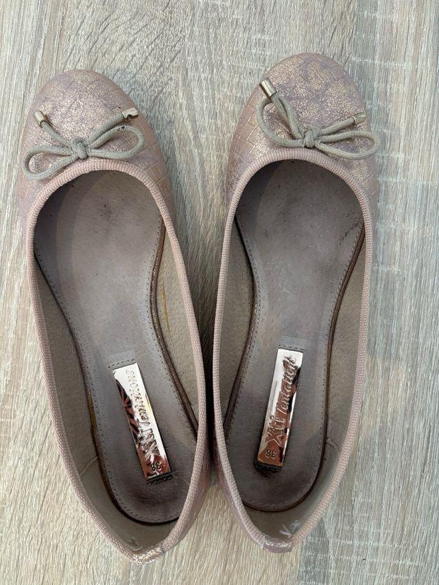 Manoletinas Xti Taglia 38 Dorate Rosa