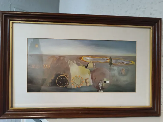 Cuadro Dalí La tentación de San Antonio