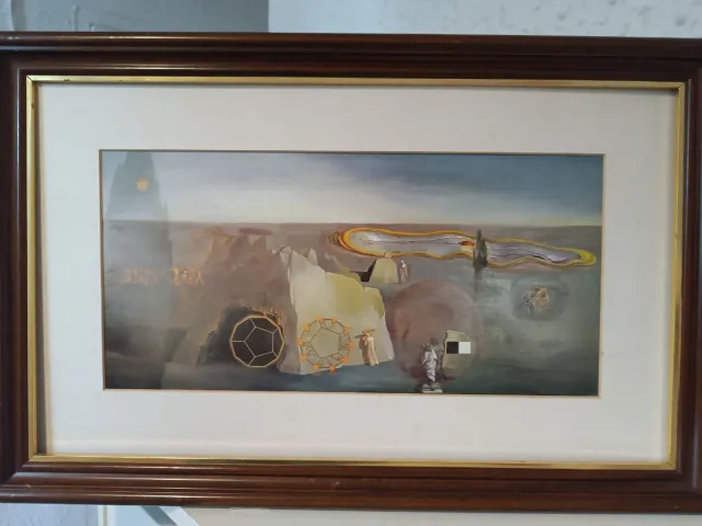 Cuadro Dalí La tentación de San Antonio