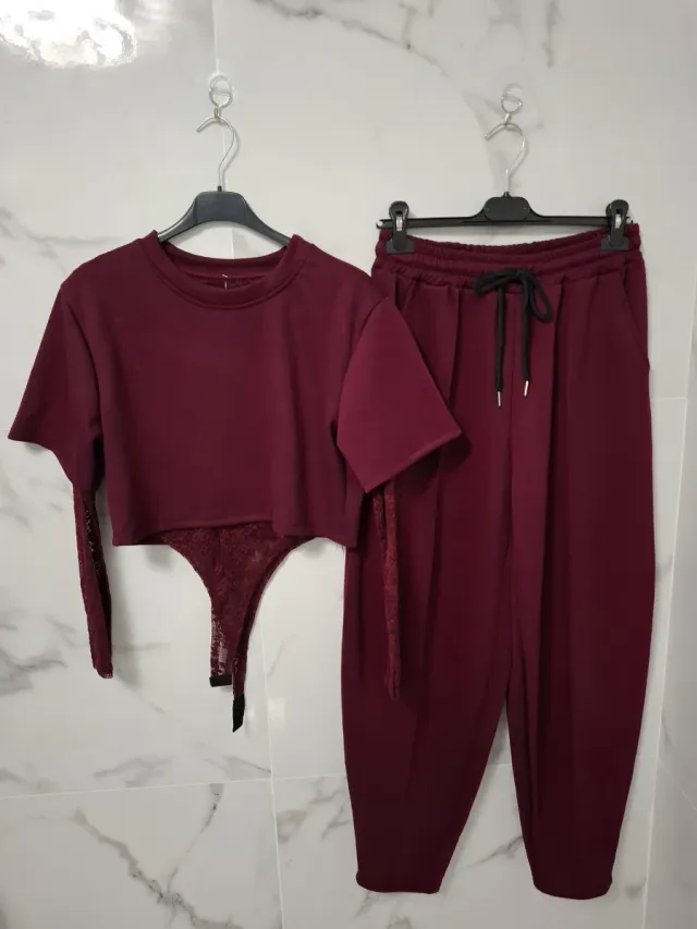 Conjunto chándal marrón