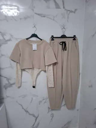 Conjunto chándal marrón