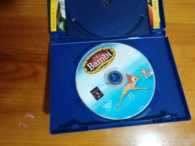 Lote 6 Películas DVD: Grease, Bambi, Campanilla...