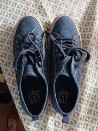 Zapatos deportivos denim talla 44