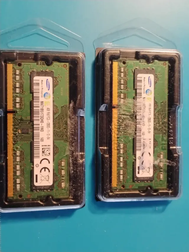 2x 4GB DDR3 PC3L 12800S Módulos RAM Samsung