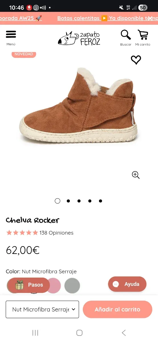 Botas Zapato Feroz Chelva Rocker Talla 27