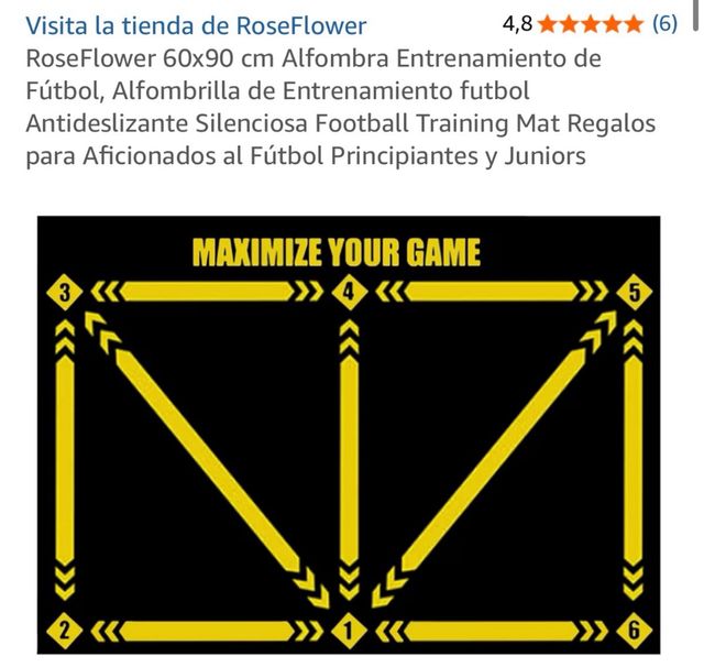 Alfombra entrenamiento fútbol infantil nueva!!!