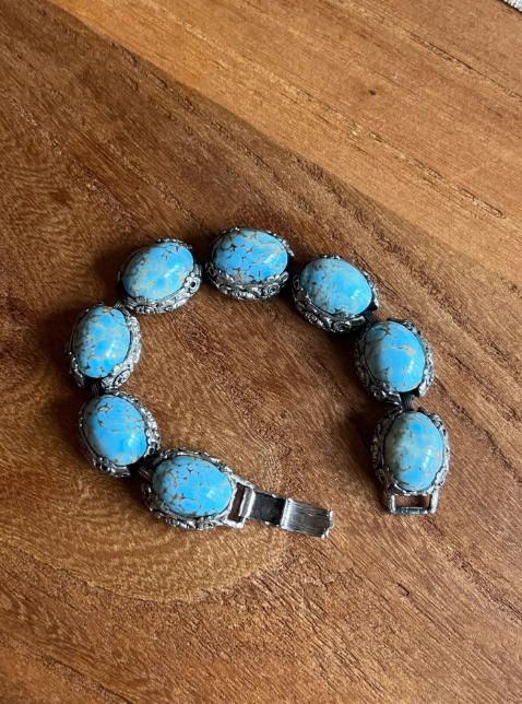 Pulsera Rara Plata Turquesa