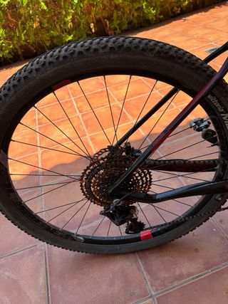 Bicicleta Montaña Carbono Negra