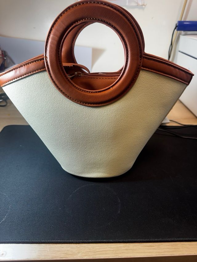 Bolso MOTF Beige y Naranja